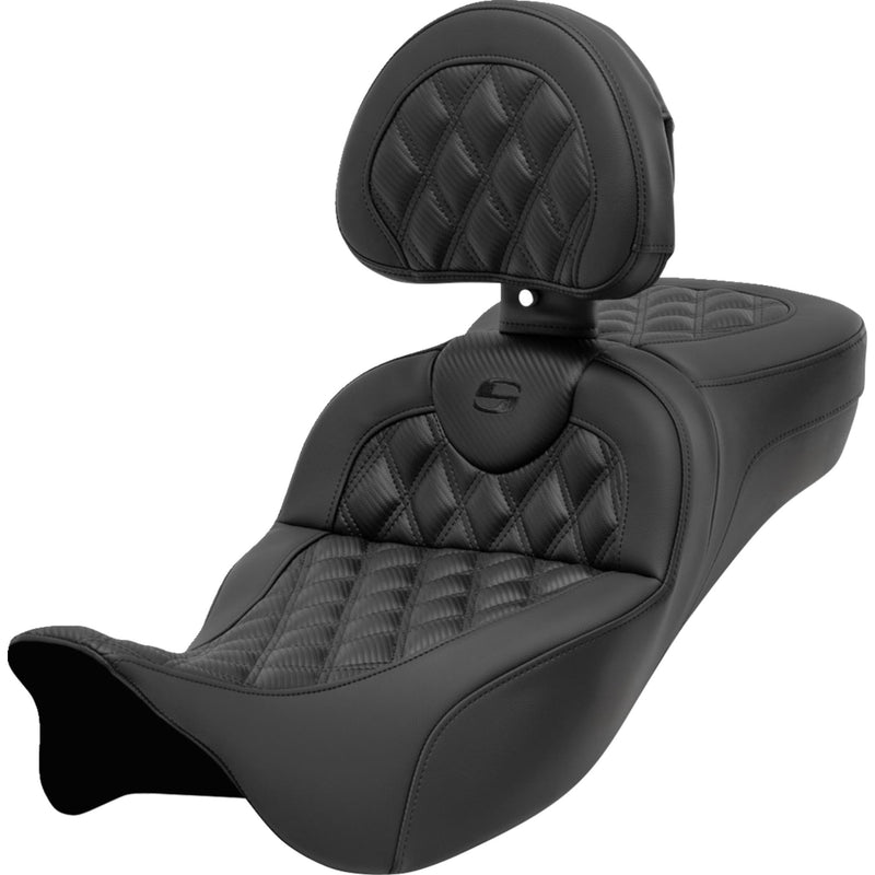 Saddlemen Roadsofa™ Seat - 808-07B-207B0 For Harley Touring 2008-2024