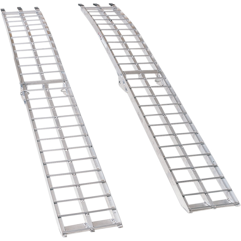 MOOSE OFFROAD MUDRAMP1290P AR-07M Aluminum Ramp Arched Folding Ramp - 12" x 90"