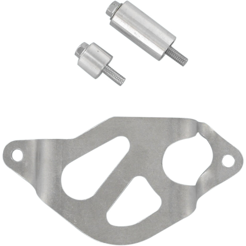 Works Connection Aluminum Rear Caliper Guard CR RM DRZ - 25-010 For Suzuki RM 125 / RM 250 / 400 / 400S 1996-2009 | Honda CR125R / CR250R 1995-1997