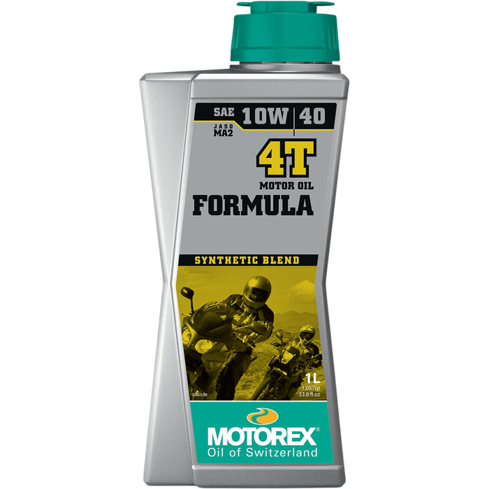 MOTOREX 3601-0757 308273 Formula Synthetic Blend 4T Engine Oil 10w-40 - 1l