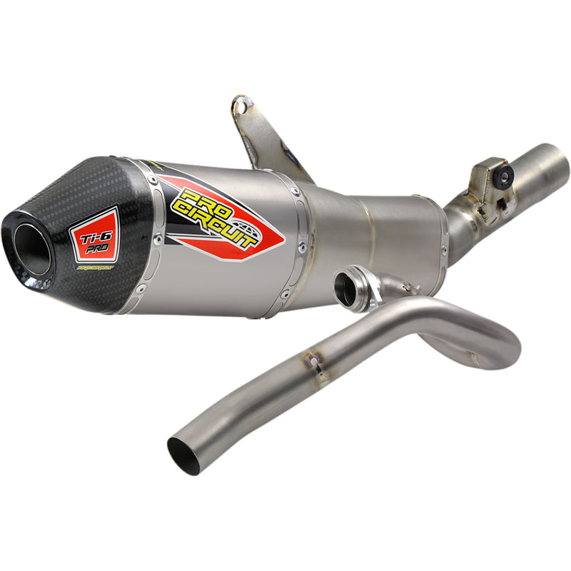 Pro Circuit Ti-6 Pro 1-Into-1 Exhaust System - 0312145FP Honda CRF450R / CRF450RX 2021-2025