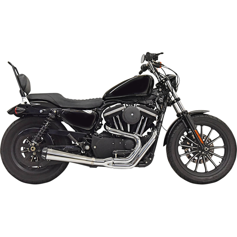 Bassani Xhaust Road Rage 2-Into-1 Exhaust System - 1X52R For Harley Sportster 2004-2020