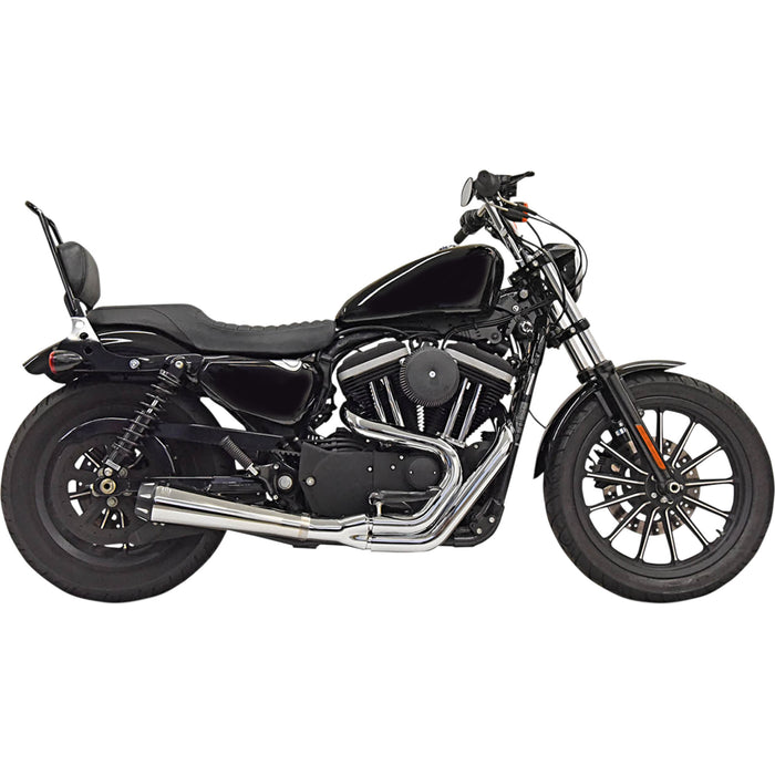 BASSANI XHAUST 1800-2438 1X52R Road Rage 2:1 Exhaust System - Chrome