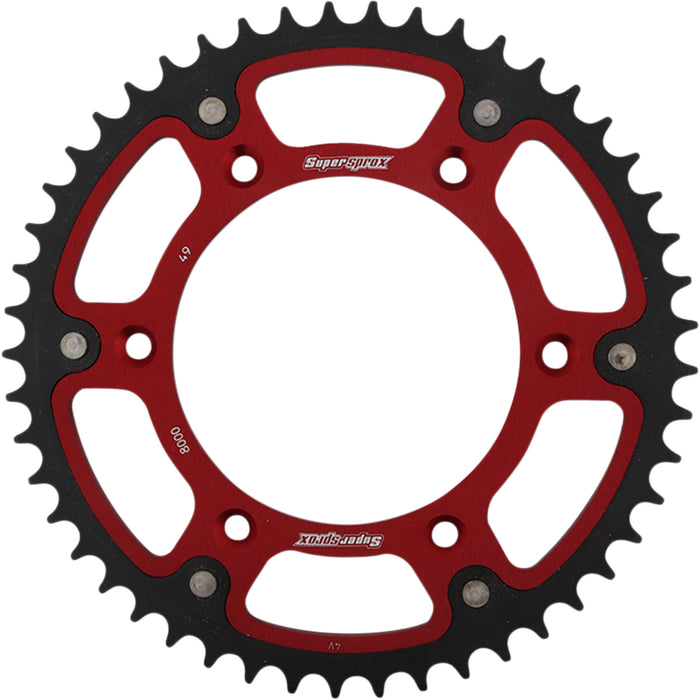 SUPERSPROX 1210-2037 RST-8000-49-RED Stealth Rear Sprocket 49 tooth - red - beta