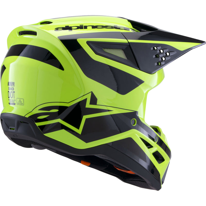 ALPINESTARS SM3 Heat Helmet - Gloss Yellow Fluo/Black