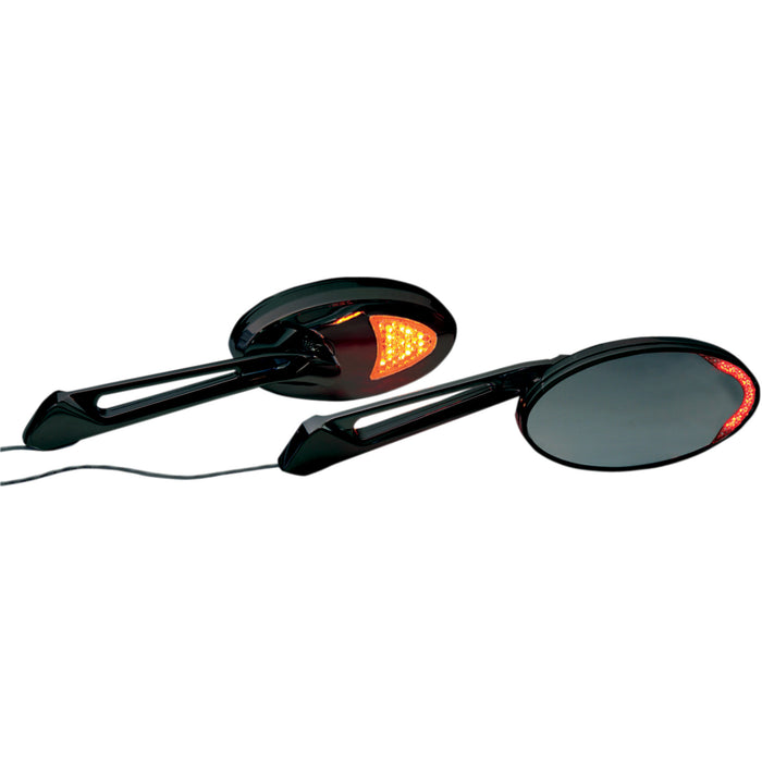 RIVCO PRODUCTS 0640-0658 MIRLEDBK Custom LED Accent Mirrors Universal LED Lighted Mirrors - Black