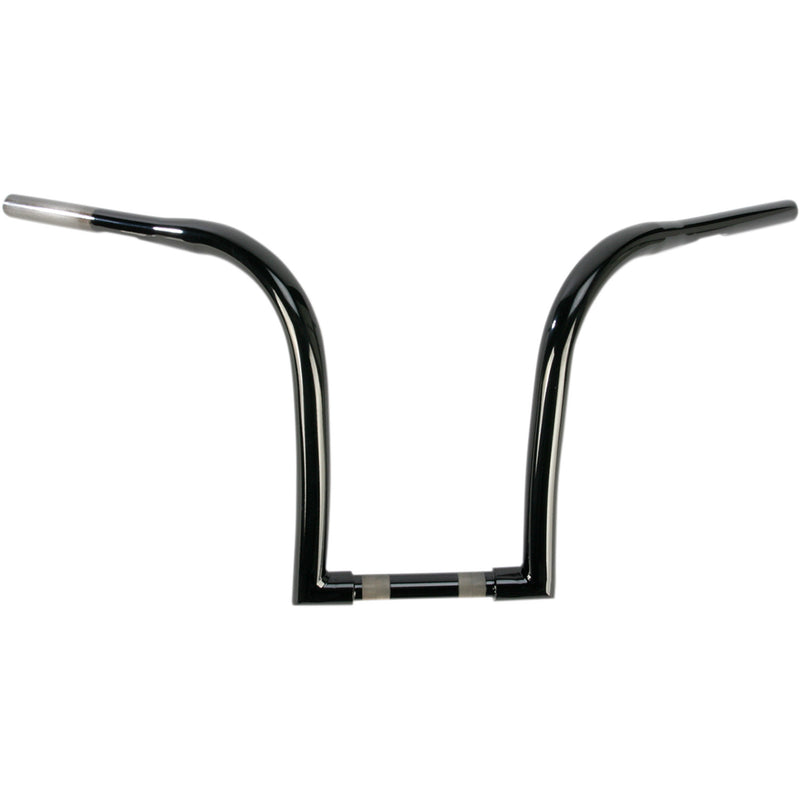 LA CHOPPERS 0601-4040 LA-7341-12B Nice Curves Ape Hanger Handlebar - 1-1/4" Diameter - 12" Rise - Black