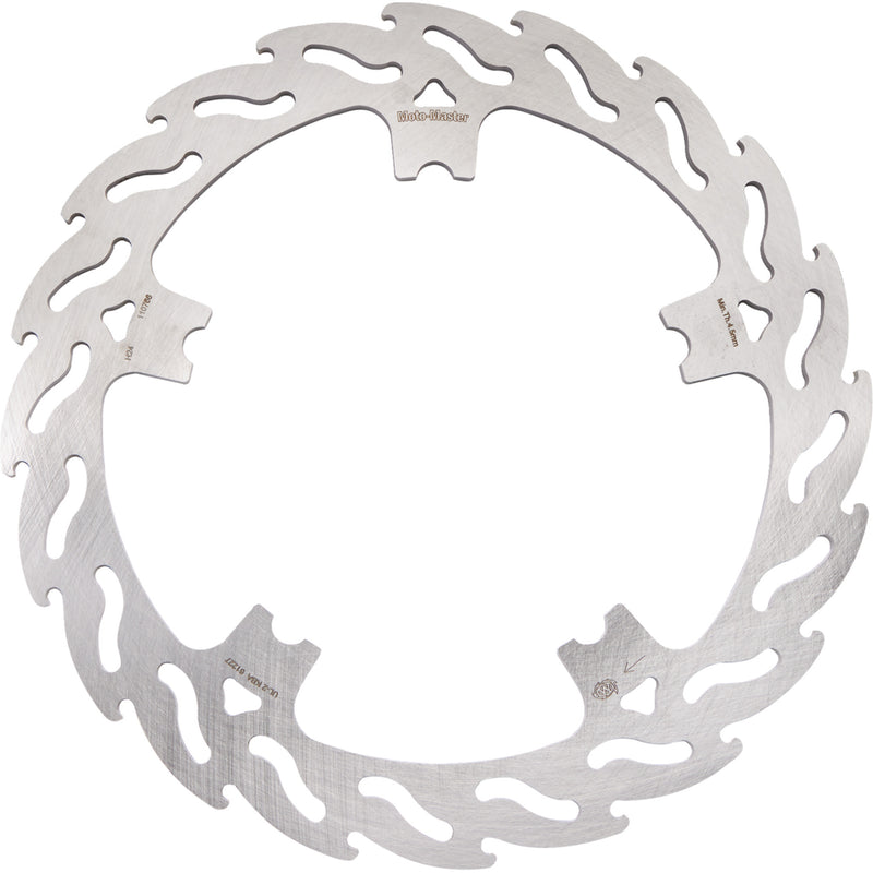 Moto-Master Flame Brake Rotor - 110766-PU For Harley 2006-2017