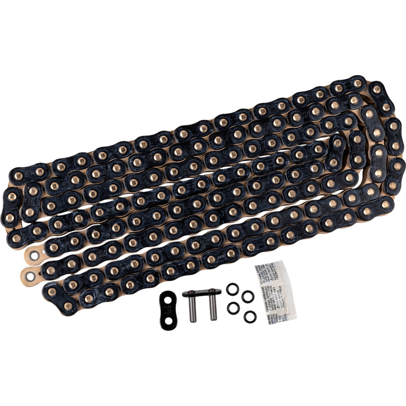 EK 1223-0693 530ZVX3-150KG 530 ZVX3 Extreme Sportbike Series Chain 530 ZVX3 - Sportbike Chain - 150 Links - Black/Gold