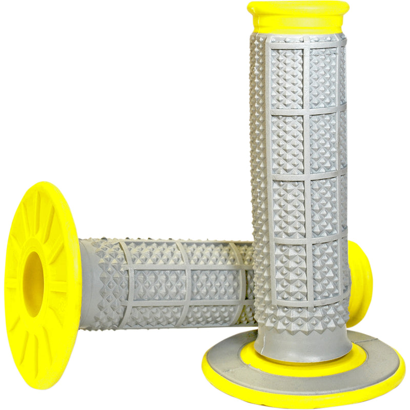 RENTHAL 0630-1640 G194 Tapered Dual-Compound Grips Grips - Tapered - Yellow