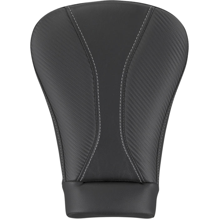 SADDLEMEN 0801-1313 808-07B-0242L Dominator Pillion Pad - Sport - Black W/Gray Stitching