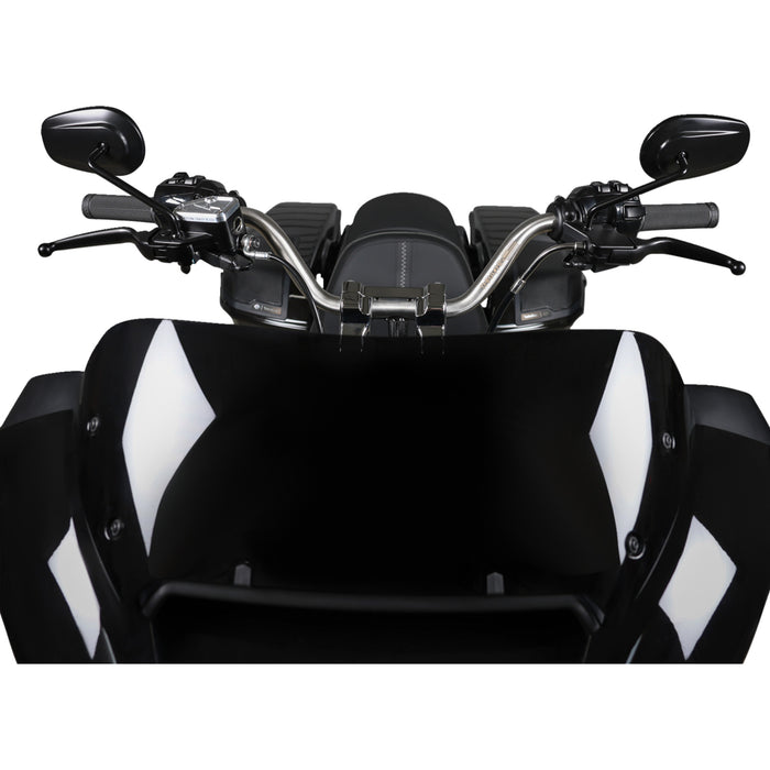 THRASHIN SUPPLY CO. 0601-6653 TSC-2715-0 1" Handlebar - High Bend - Stainless Steel