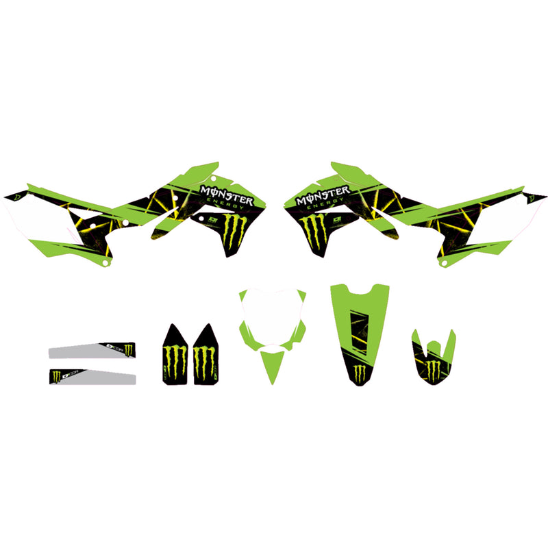 D'cor Visuals Graphic Kit - 20-20-135 Kawasaki KXF 450 2016-2018