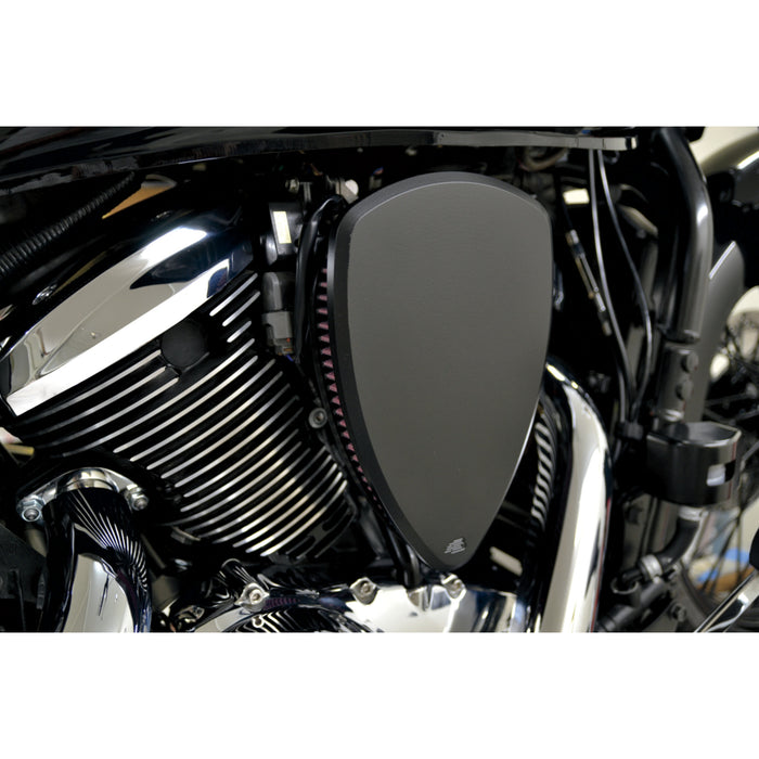 BARON 1014-0164 BA-2800-00B Replacement BAK Air Cleaner Cover smooth - black