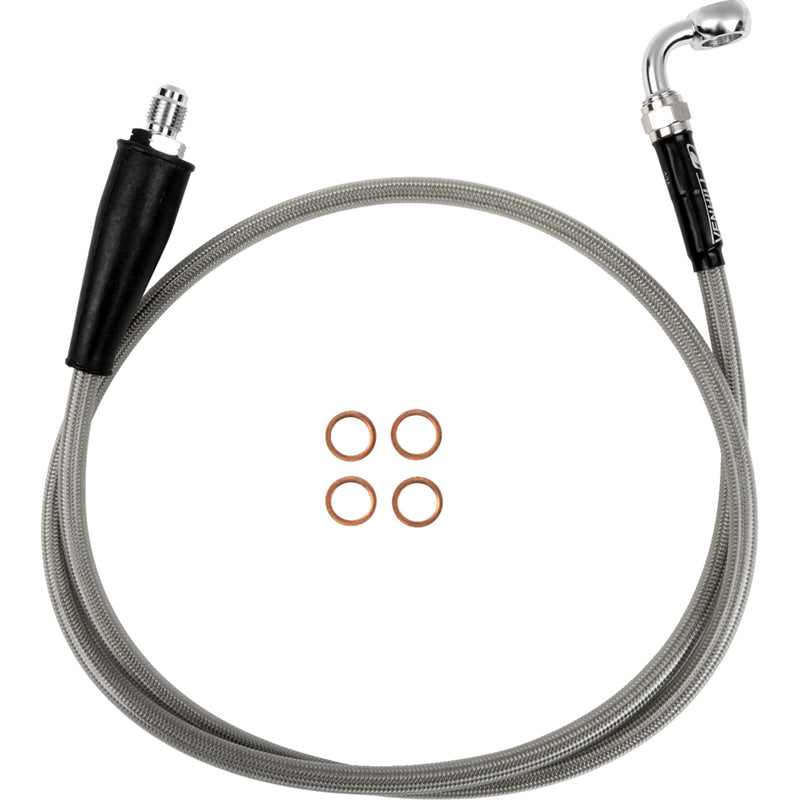 MOOSE OFFROAD 0661-0104 K01-3-001/P Stainless Steel Braided Clutch Line ktm