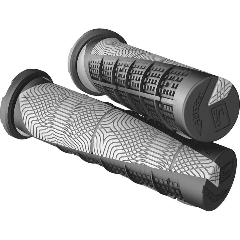 SCOTT 0630-2982 217892-1001 Deuce ATV Grips Grips - Deuce - ATV - Black/Gray