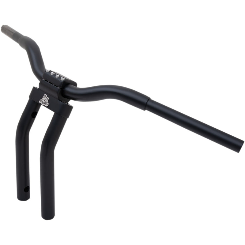 LA CHOPPERS 0601-4465 LA-7336-10M Kage Fighter-T Pullback Handlebar - 13" - Matte Black