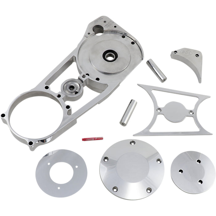 BELT DRIVES LTD. DS360190 TF-1000 Monster Top Fuel Belt Drive Kit with Clutch Monster Belt Drive with Side Guard - 3/8"
