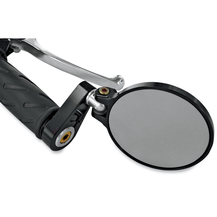 JOKER MACHINE 0640-0486 09-302B Folding Bar End Mirror Folding Bar-End Mirror - 2-1/4" - Black