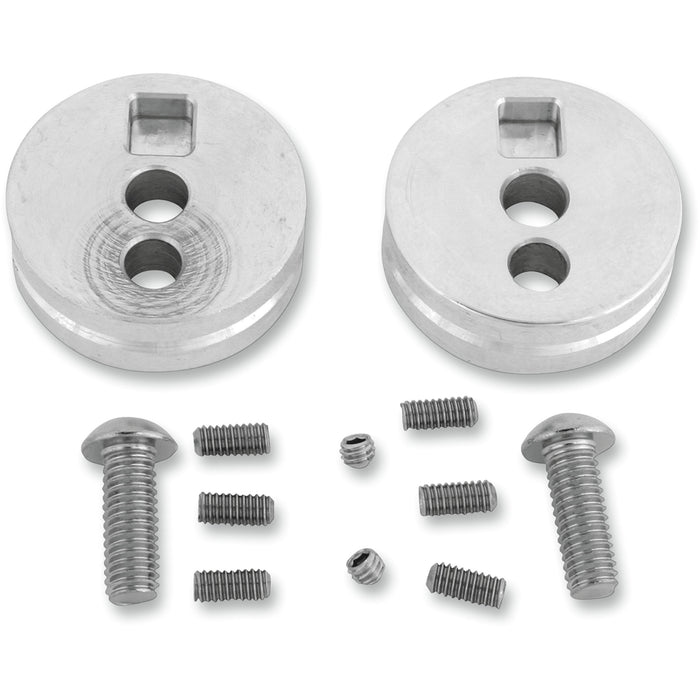 SHOW CHROME 2001-0242 55-122T Turn Signal Relocation Adapters Turn Signal Relocation Adapter Kit