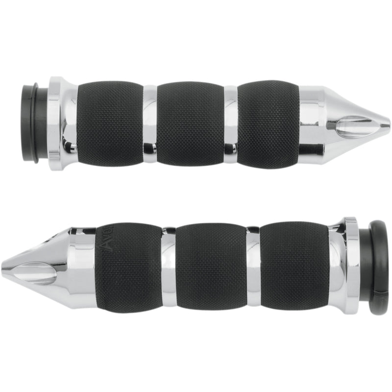 Avon Air Cushion Grips - AIR-90-CH-FL-SP For Harley Motorcycles 2008-2023