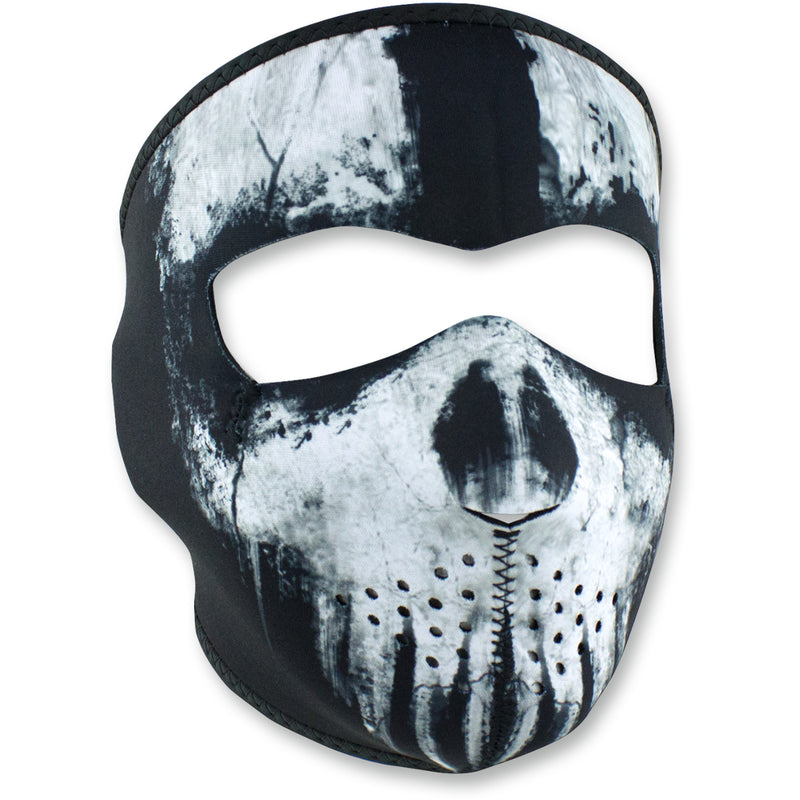 ZAN HEADGEAR 2503-0291 WNFM409 Neoprene Full-Face Mask Full-Face Mask - Ghost Skull