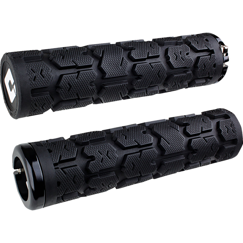 ODI 0630-3340 L33RGB-B Rogue 2.1 Lock-On Grips pwc - black/black