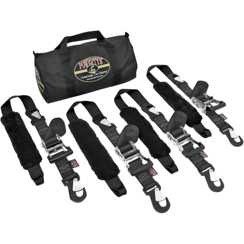 POWERTYE MFG. 3920-0288 TRAILERKIT-102 2" Big Daddy Trailer Kit Big Daddy Trailer Kit - 2" x 6-1/2' - Black