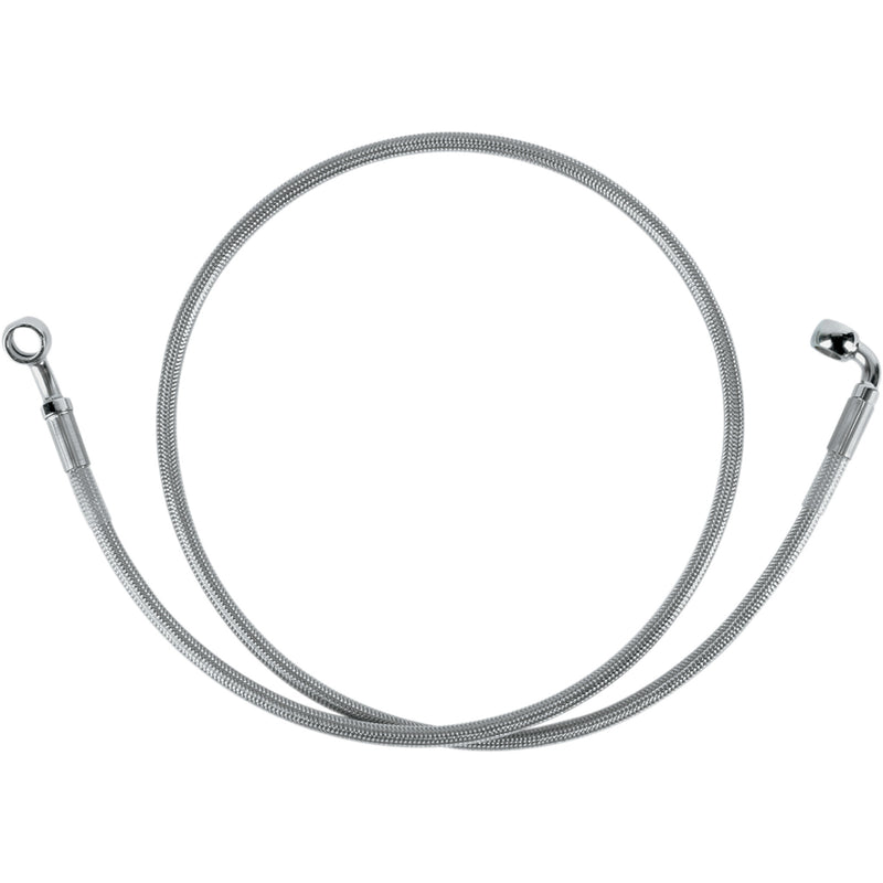Drag Specialties Brake Line - 1204-2738 For Harley Low Glide / Super Glide / Low Rider 1988-1999