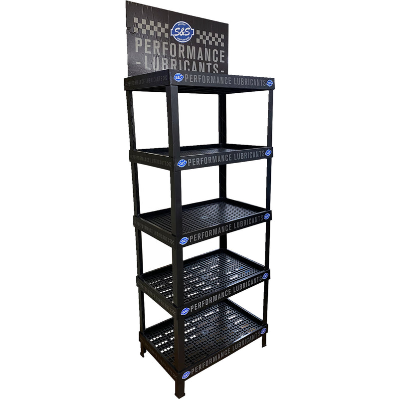 S&S CYCLE 9903-0694 X80-6025S-5 Oil Display Shelf 5-Shelf Oil Display