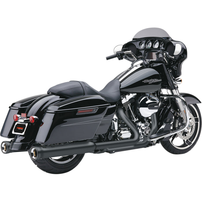 COBRA 1801-1050 6109RB Neighbor Hater Slip-On Mufflers - Neighbor Hater Mufflers for FL - Black