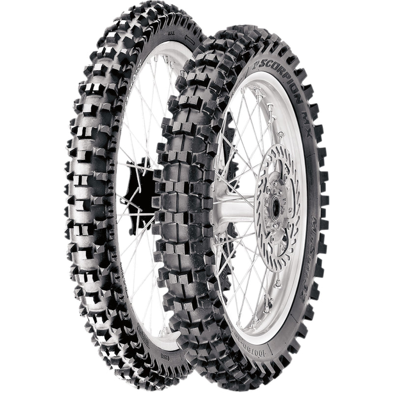 PIRELLI 0313-0796 3556700 Scorpion™ XC Mid Soft Tire Tire - Scorpion™ XC Mid Soft - Rear - 120/100-18 - 68M