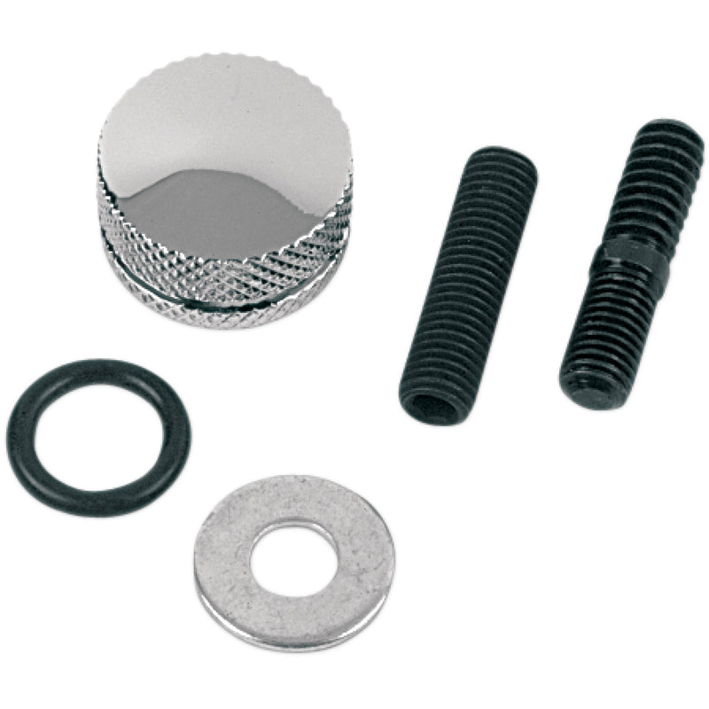 DRAG SPECIALTIES DS-902134 Seat Mounting Knob chrome - knurled