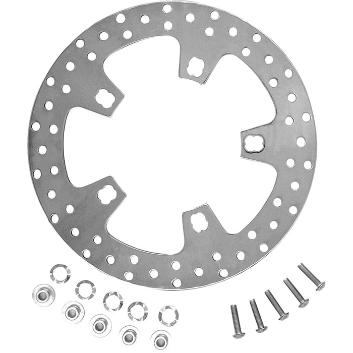 COASTAL MOTO 1710-4591 CM-FR-118S Front Brake Rotor - 11.8" - Front - Stainless - '14-'23 Touring