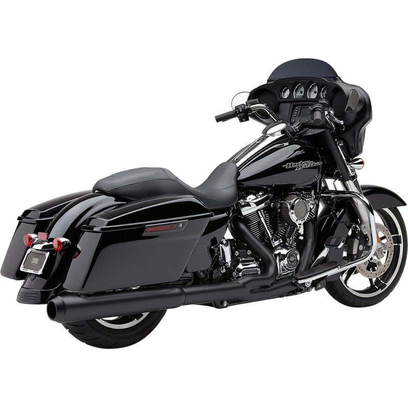 Cobra Powr-Flo 2-Into-1 Exhaust System - 6451RB For Harley Touring 2017-2022