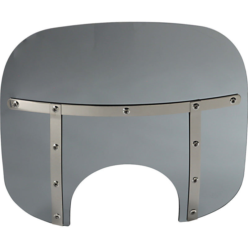 MEMPHIS SHADES 2313-0261 MEM35112 Memphis Fats Windshield Fats Windshield - 13" - Headlight - Black Smoke