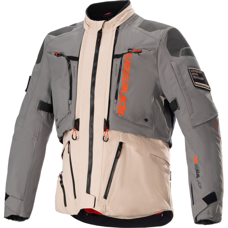 ALPINESTARS AMT-10R Drystar® XF Jacket Fur - Gray/Pale Brown/Spicy Orange