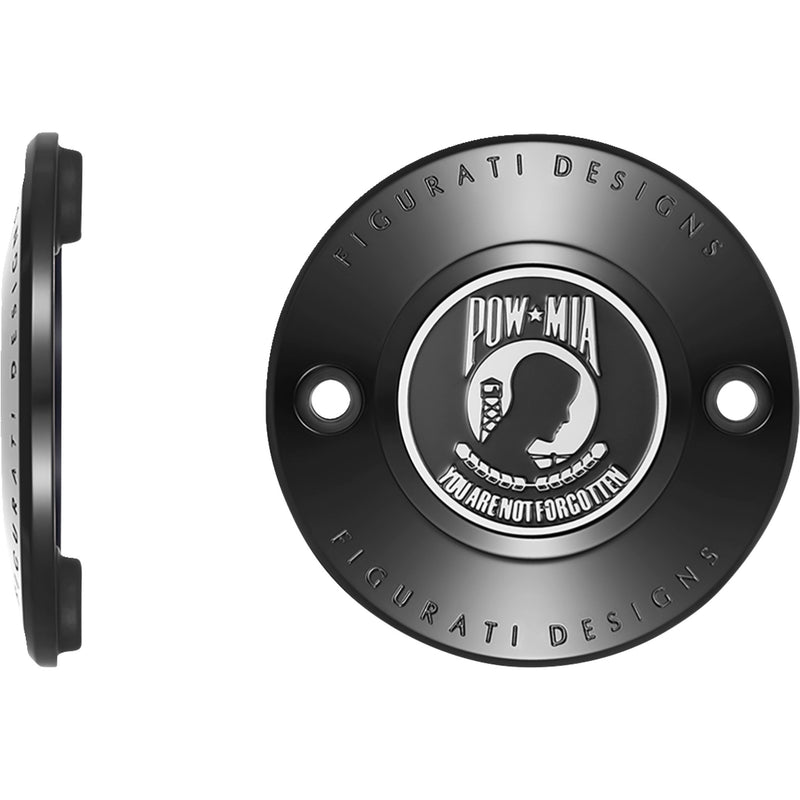 Figurati Designs Cover - FD50-TC-2H-BLK For Harley Motorcycles 2017-2022