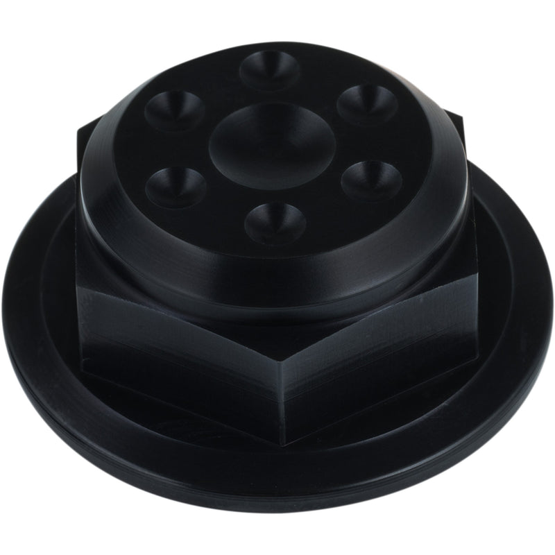 Joker Machine Steering Stem Nut Black Anodized - 30-012-1 For Indian 2014-2025