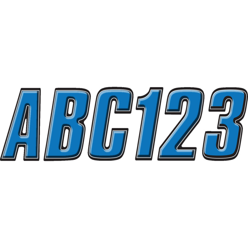 HARDLINE 4320-1026 BLBLK800 Watercraft ID Kit I.D. Sticker Kit - 800 Series - Blue