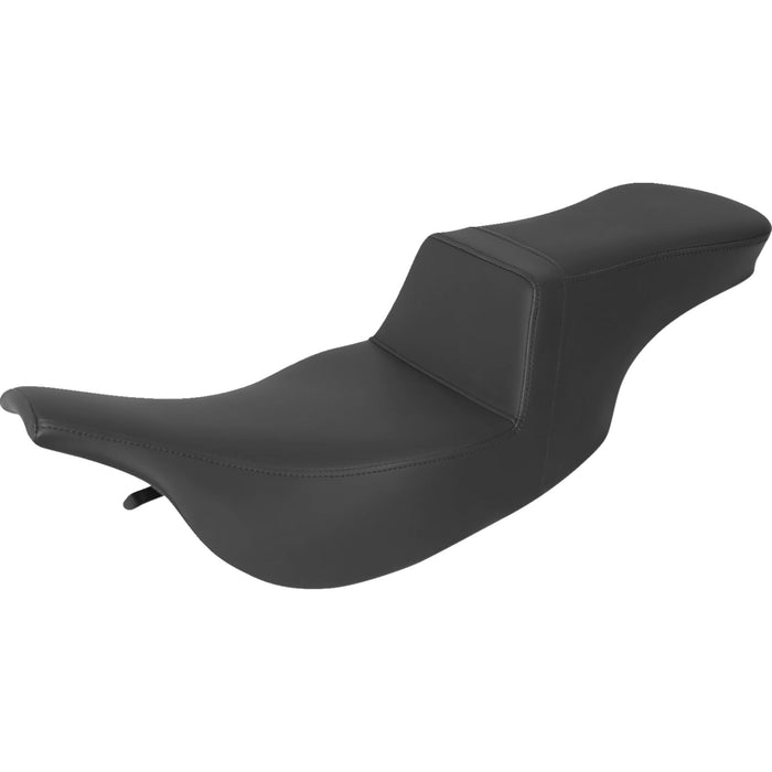 SADDLEMEN 0801-1429 897-07-194 Tour Step-Up Seat - Smooth - Black - FL '97-'07