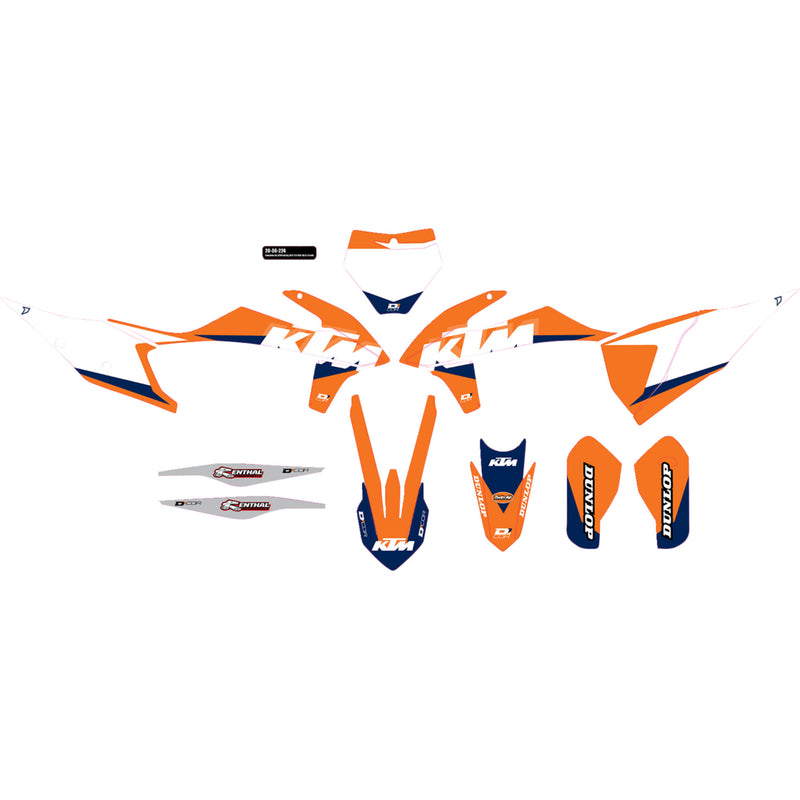 D'cor Visuals Graphic Kit - 20-30-224 KTM Dirt Bikes 2018-2022