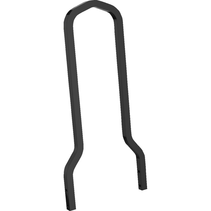 KHROME WERKS 1501-0652 262806 Square Sissy Bar - 12.5" x 7.5" - Black