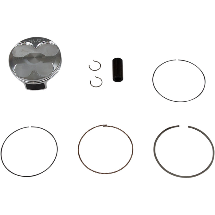 VERTEX 0910-4118 24116B Piston Kit Forged High Compression for 4-Stroke Piston Kit - 87.97 mm - Gas Gas | Husqvarna | KTM