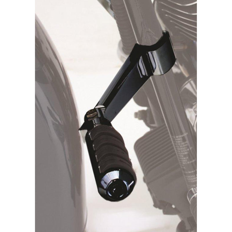 RIVCO PRODUCTS 1620-1091 HD003BK Highway Pegs with Frame Mounts Adjustable Frame Mount Peg - Black - 1.25"