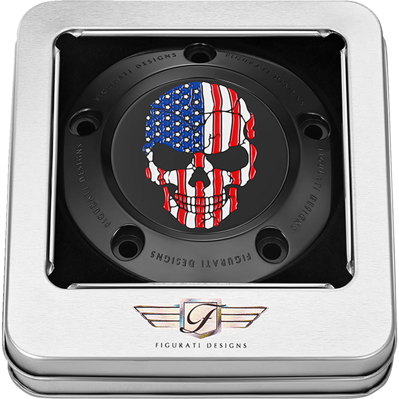 Figurati Designs Cover - FD25-TC-5H-BLK For Harley Motorcycles 1999-2017