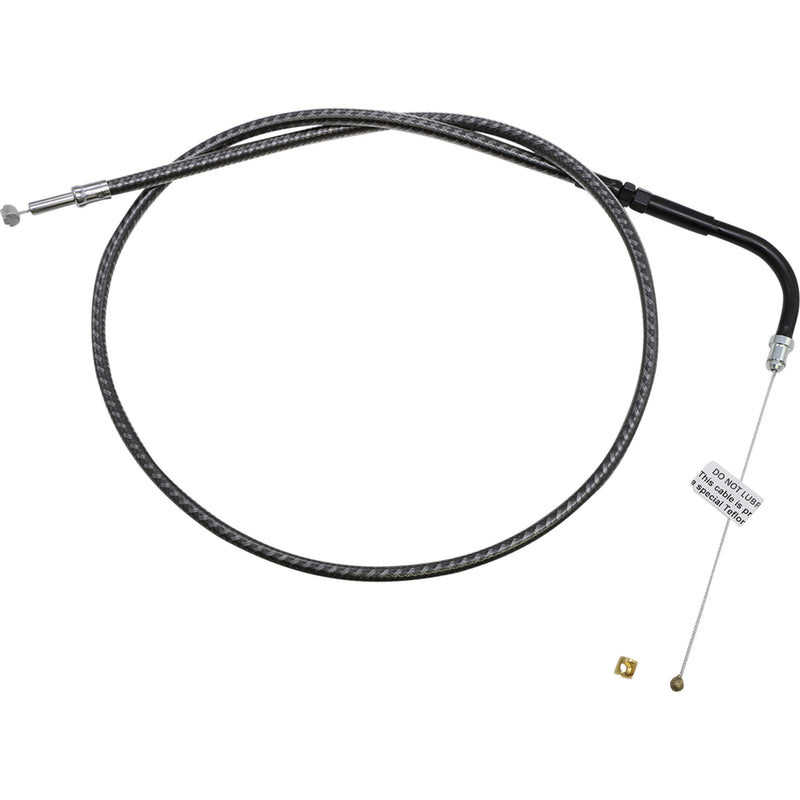 Magnum Shielding Karbonfibr Braided Throttle Idle Cable 30-3/4" - 7325 For Harley Motorcycles 1984-2017