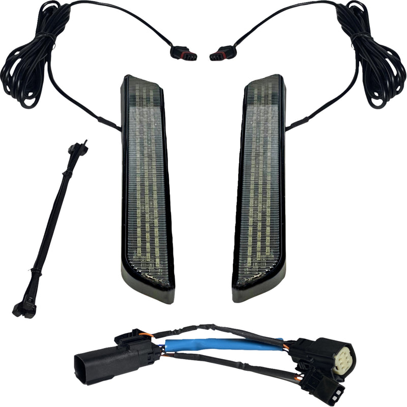 Custom Dynamics Fork Light - CD-FORK-SS6-SB For Harley Touring 2010-2013