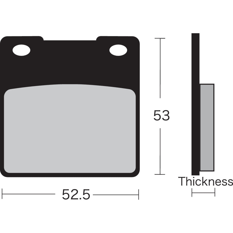 Vesrah Brake Pad - VD-327 Suzuki Motorcycles 1983-2009