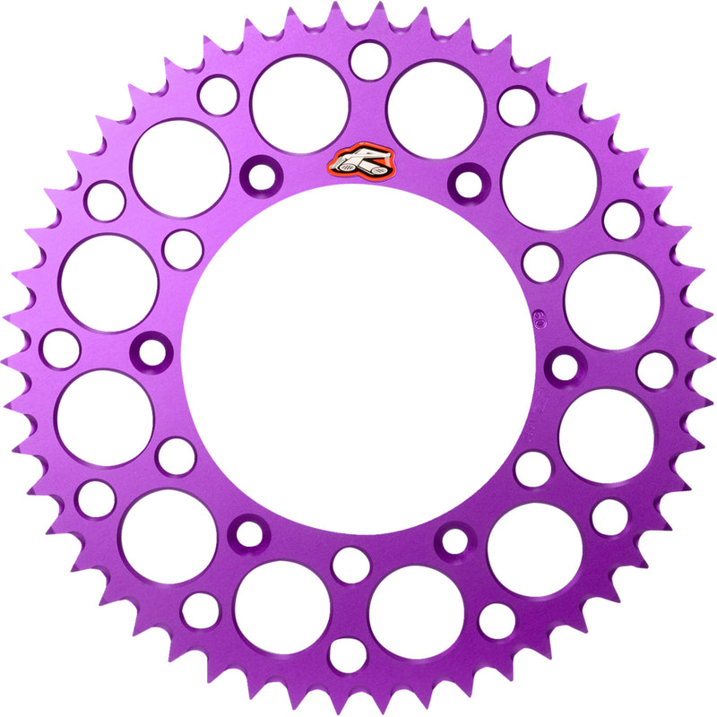 RENTHAL 1211-3088 123U-520-50GYPE Ultralight Rear Sprocket Rear Sprocket - Aluminum - 50 Tooth - Purple - Suzuki